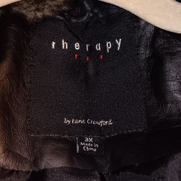 Leather coat by lane Crawford - Picture 3 of 5